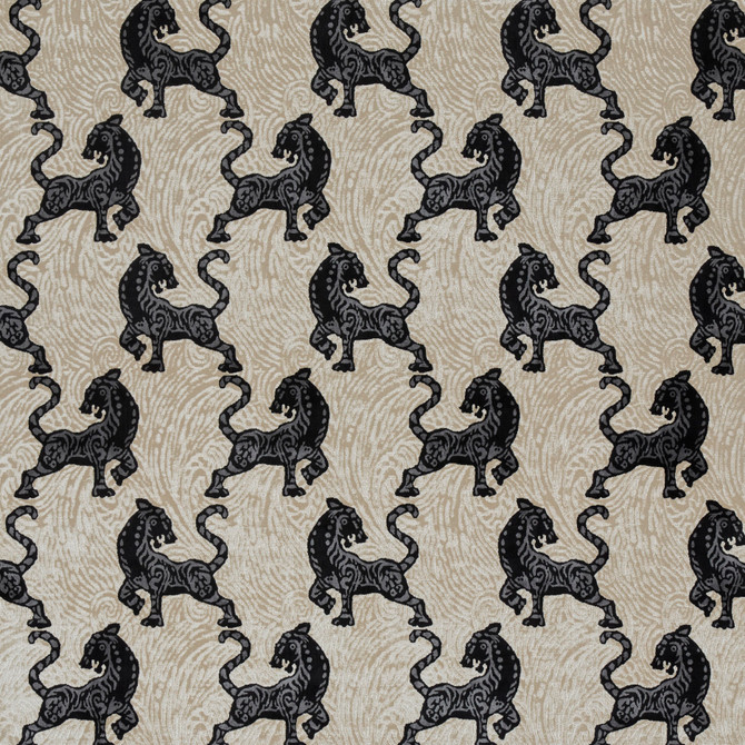 Marcus William Fabric Africa 2 Black/Tan Fabric 47%Cot 28%Nyl 25%Pol India Martindale Wear Test (50 000 Circular Rubs) </p><p>Repeat: H: 13.75, V: 27 54 in - My Fabric Connection -