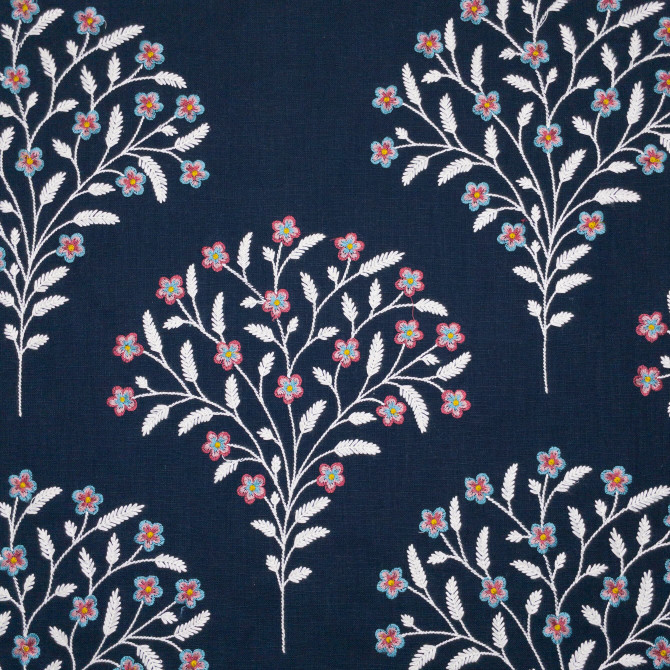 Stout Fabric Lyon 1 Navy COMFORTABLE LIVING HAZE/NAVY 100%COT %BEMB INDIA WYZENBEEK 50 000 DOUBLE RUB WEAR TEST (HEAVY DUTY) Horizontal: 17.375 and Vertical: 15.375 51.5 in - My Fabric Connection -