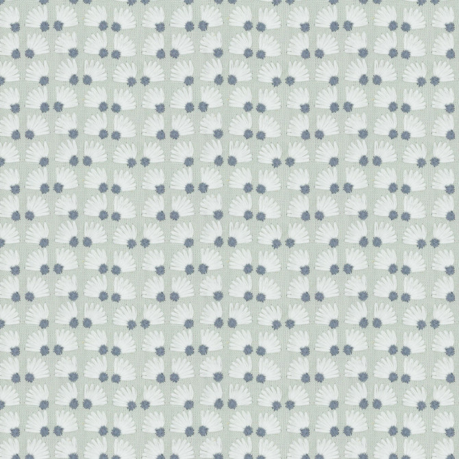 Bassett Mcnab Fabric 7834-4 Daisypatch Dusk Fabric 52%LIN 48%COT %PEMB INDIA </p><p>Repeat: H: 3.000, V: 1.750 50.5 in - My Fabric Connection -