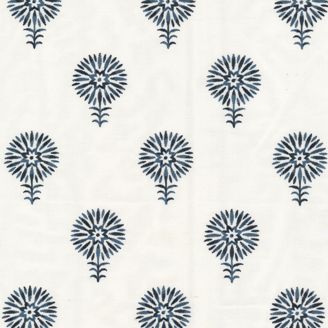 Stout Fabric Penzance 1 Baltic RAINBOW LIBRARY CADET/INDIGO 59%COT 41%LIN %VEMB INDIA Horizontal: 6.250 and Vertical: 7.625 52 in - My Fabric Connection -