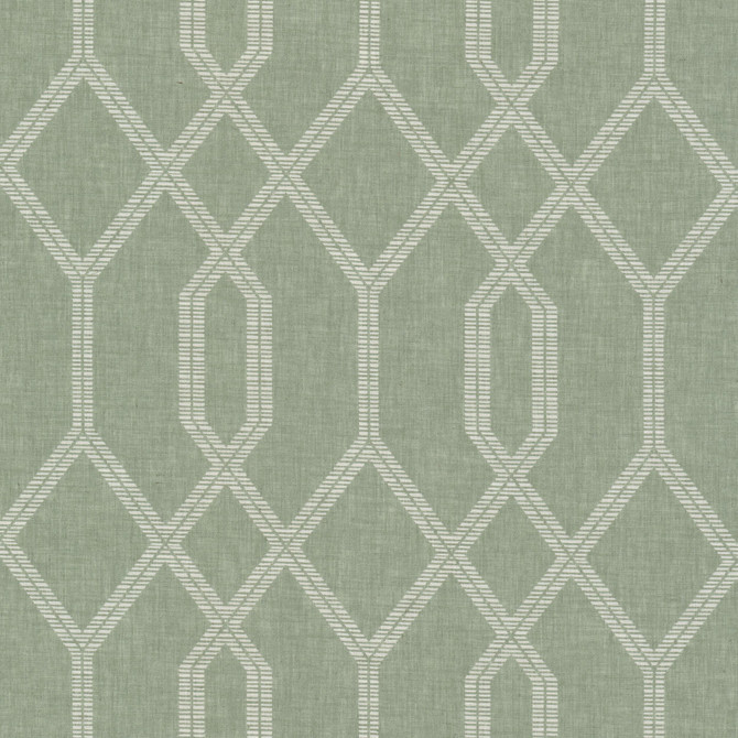 Stout Fabric Cornwall 2 Moss RAINBOW LIBRARY SAGE/CYPRESS 70%SVI 30%LIN INDIA Horizontal: 6.250 and Vertical: 8.375 55 in - My Fabric Connection -