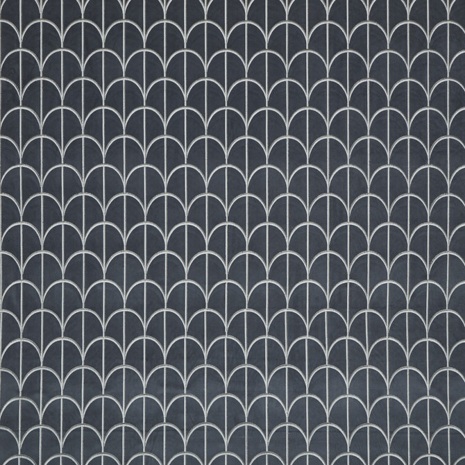 Marcus William Fabric Telegram 1 Steel Fabric 100%Pol %Pemb India </p><p>Repeat: H: 4.375, V: 0 53.5 in - My Fabric Connection -
