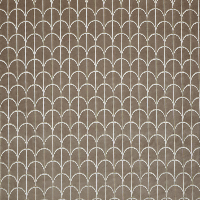 Marcus William Fabric Telegram 3 Nutmeg Fabric 100%Pol %Pemb India </p><p>Repeat: H: 4.375, V: 11.25 53.5 in - My Fabric Connection -