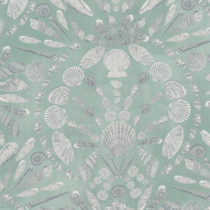 Stout Fabric Bijoux 1 Spray RAINBOW LIBRARY VAPOR/SEAGLASS 90%COT 10%LIN USA Horizontal: 27.000 and Vertical: 27.000 54 in - My Fabric Connection -