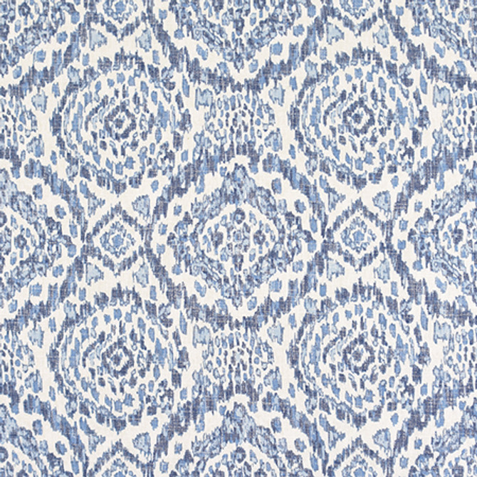 Popular Belief Coastal by Carole Designer Fabric Bluebell 36% Polyester, 26% Cotton, 22% Viscose, 16% Linen China 30,000 Wyzenbeek Double Rubs 13 1/2" V, 13 1/2" H 56" - Swanky Fabrics -