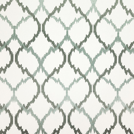 Larger Picture Seamist by Carole Designer Fabric Dewdrop Base: 100% Cotton, Embr: 78% Cotton, 22% Viscose India N/A 15 1/4" V, 6 1/2" H HD 50" - Swanky Fabrics -