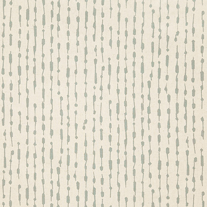 Carole Fabric Step Lightly Blue Fog Dewdrop 95% Cotton, 5% Linen Pakistan 13 1/2" V, 13 1/2" H 54" - My Fabric Connection -