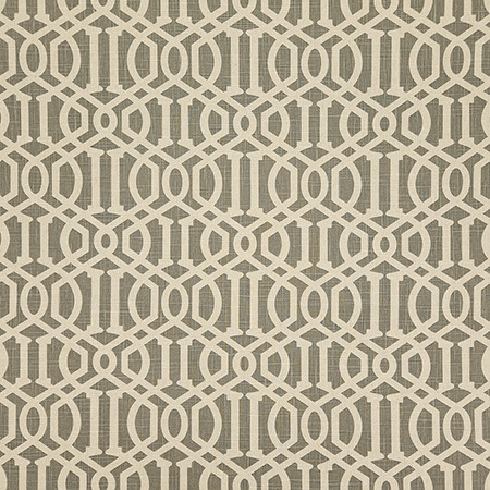 Carole Fabric Cant Say No Pewter Earth & Stone 70% Cotton, 30% Linen China 8" V, 4 1/2" H HD 54" - My Fabric Connection -