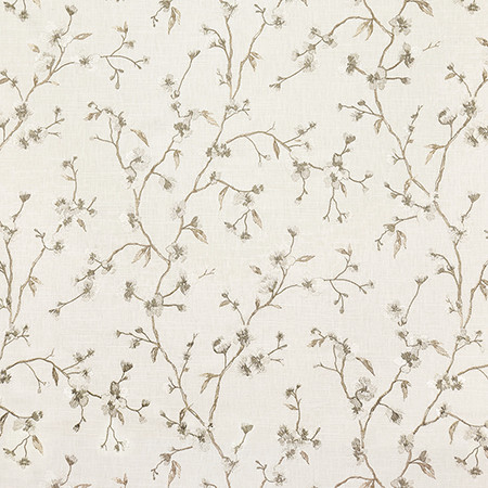 Carole Fabric Music Lover Pearl Earth & Stone Base: 69% Cotton, 31% Polyester. Embr: 100% Rayon India 25 1/4" V, 12 1/2" H HD 50" - My Fabric Connection -