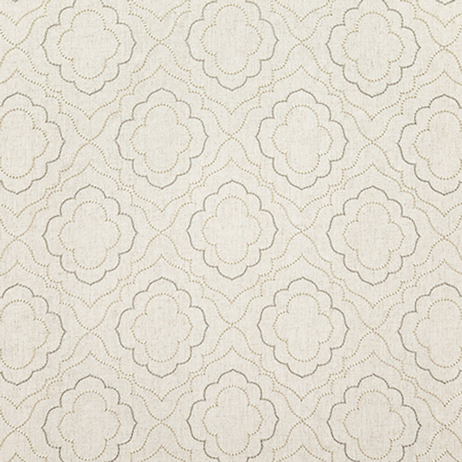 Carole Fabric Song For You Gold Earth & Stone 50% Polyester, 40% Cotton, 10% Linen China 11 1/2" V, 8 1/2" H 53" - My Fabric Connection -