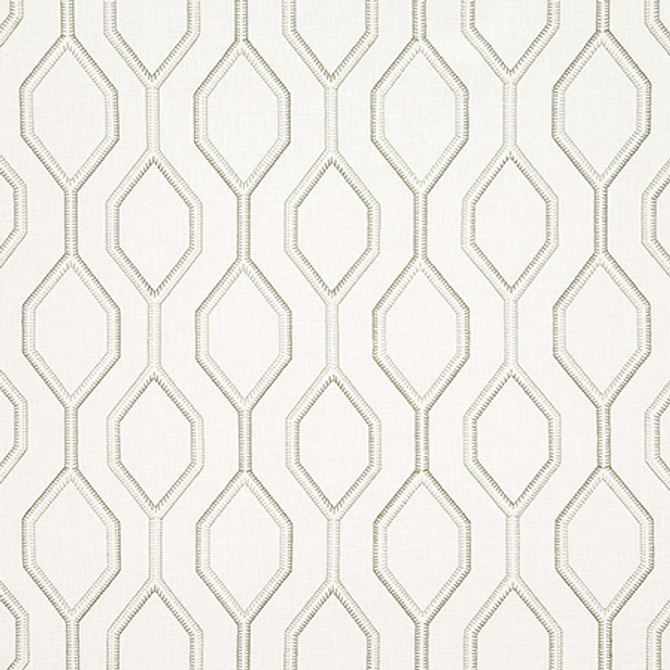 Carole Fabric Going My Way Fern Evergreen Base: 70% Cotton, 25% Polyester, 5% Linen, Embr: 61% Cotton, 22% Polyester, 13% Rayon, 4% Linen India 7 3/4" V, 6 1/2" H 52" - My Fabric Connection -