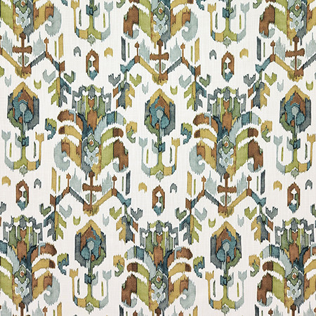 Carole Fabric Marchington Aloe Evergreen 100% Polyester Printed In Usa 27 3/4" V, 7 1/2" HD 56" - My Fabric Connection -