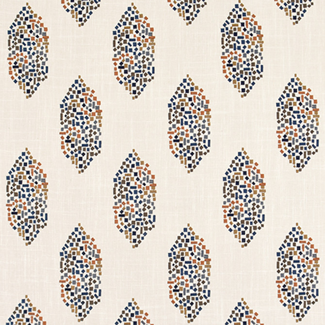 Confetti Party Cognac by Carole Designer Fabric Harvest 36% Polyester, 26% Cotton, 22% Viscose, 16% Linen China 30,000 Wyzenbeek Double Rubs 11 3/4" V, 8 1/2" H 52" - Swanky Fabrics -
