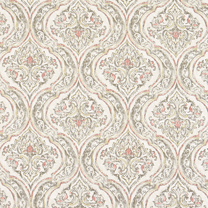 Carole Fabric Midland City Blush Harvest 100% Cotton-Soil Repellent Usa 12 1/2" V, 13 1/2" H 56" - My Fabric Connection -
