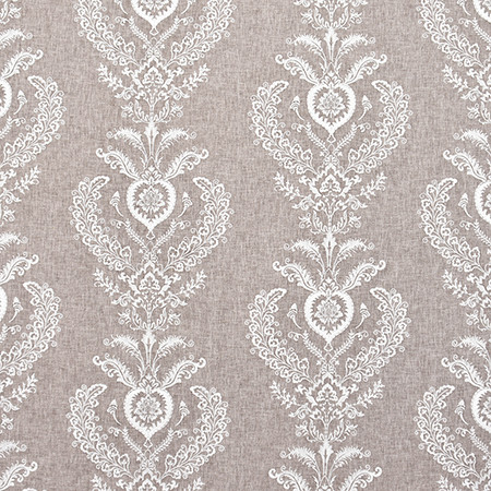 With Honor Amethyst by Carole Designer Fabric Harvest 64% Polyester, 36% Cotton India N/A 15 3/8" V, 25" H 50.75" - Swanky Fabrics -