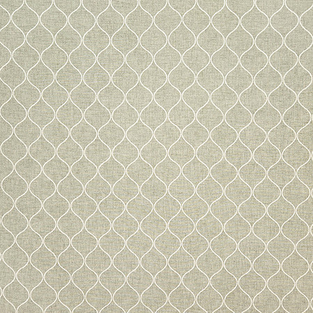 Carole Fabric Cup Of Tea Fern In The Details 78% Polyester, 14% Cotton, 8% Linen India 3" V, 2 1/4" H 54" - My Fabric Connection -