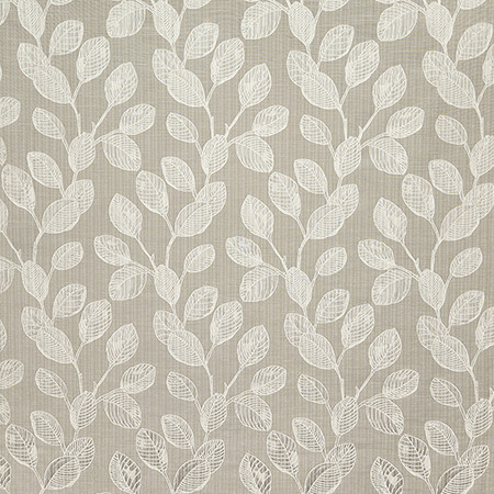 Carole Fabric Vernwood Feather In The Details 61% Polyester, 39% Cotton India 18 1/2" V, 9 1/4" H 55" - My Fabric Connection -