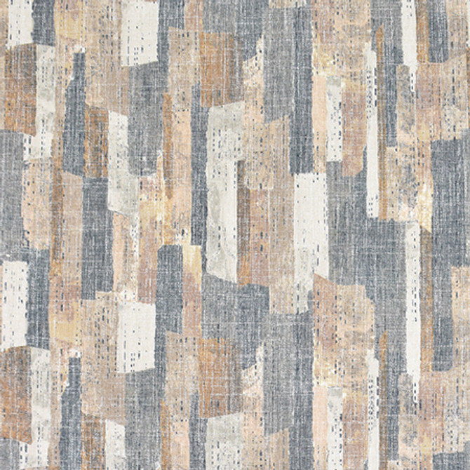 Carole Fabric Press Forward Latte Moonstone 36% Polyester, 26% Cotton, 22% Viscose, 16% Linen China 17 1/2" V, 26 1/2" H 56" - My Fabric Connection -