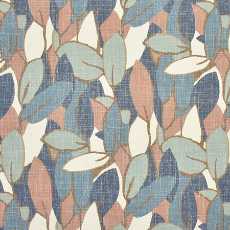 Carole Fabric Autumn Way Dusk Prisma 69% Polyester, 23% Viscose, 8% Linen CHINA 25 1/4" V, 13 1/2" H HD 55" - My Fabric Connection -