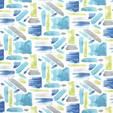 Brush It Off Seaglass by Carole Designer Fabric Prisma 100% Cotton PAKISTAN 50,000 Wyzenbeek Double Rubs 12 3/8" V, 18 1/8" H HD 54.875" - Swanky Fabrics -