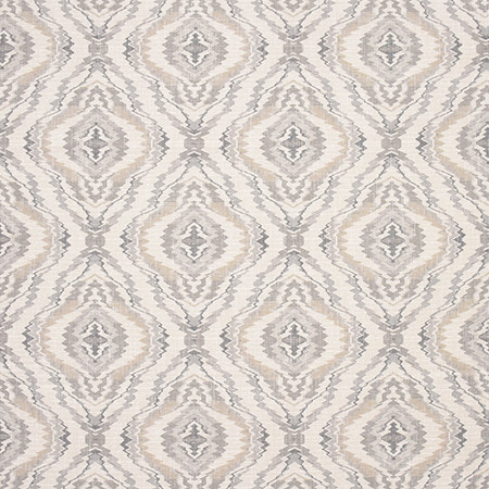 Move Mountains Putty by Carole Designer Fabric Prisma 36% Polyester, 26% Cotton, 22% Viscose, 16% Linen CHINA 30,000 Wyzenbeek Double Rubs 14 3/4" V, 13 1/2" H 55" - Swanky Fabrics -