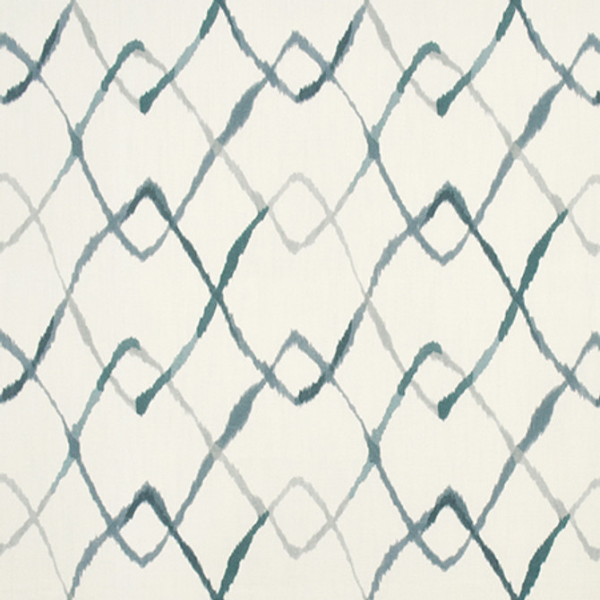 Carole Fabric Stunning Speed Rain Prisma 100% Cotton INDIA 13 3/4" V, 27 1/2" H 54" - My Fabric Connection -