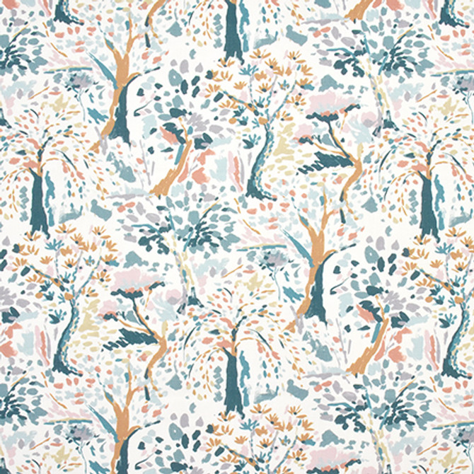 Carole Fabric Weekend Getaway Dusk Prisma 100% Cotton INDIA 25 1/4" V, 13 1/2" H HD 54" - My Fabric Connection -