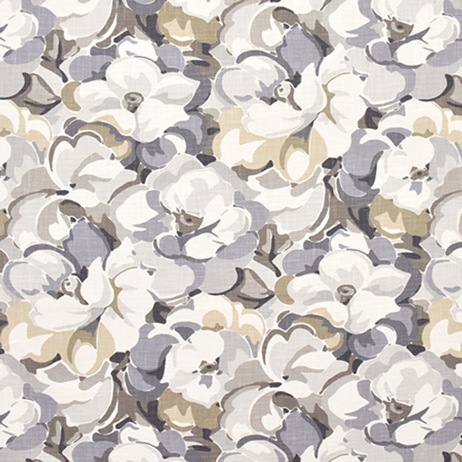 World Of Beauty Flax by Carole Designer Fabric Prisma 100% Cotton-Stain Resistant PAKISTAN 50,000 Wyzenbeek Double Rubs 25" V, 27 1/4" H HD 55.25" - Swanky Fabrics -