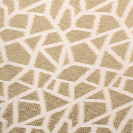 Carole Fabric All Angles Gold Radiance 100% Polyester Turkey 18" V, 10" H 58" - My Fabric Connection -