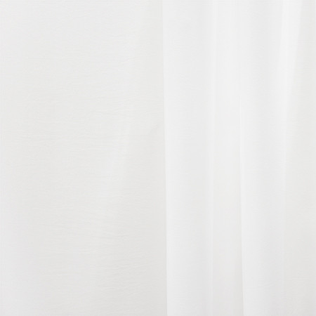 Jet Away Brilliant White by Carole Designer Fabric Sheer Basics III 100% Polyester- Weighted Hem Turkey N/A None 126" - Swanky Fabrics -