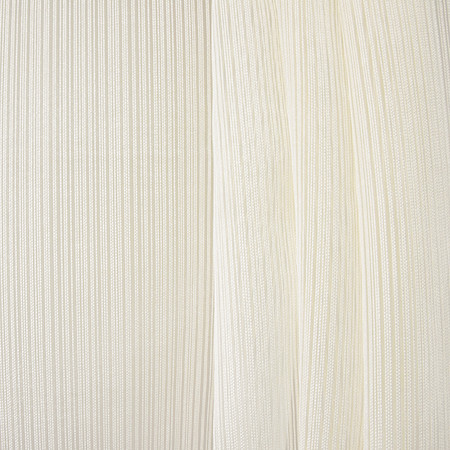 Carole Fabric All Lined Up Cream Sheer Luxury 100% Polyester-Weighted Hem INDIA None 116" - My Fabric Connection -