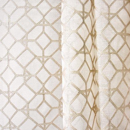 Love For All Natural by Carole Designer Fabric Sheer Luxury Base: 80% Polyester, 20% Cotton. Embr: 100% Viscose INDIA N/A 6 1/2" V, 6 1/4" H 104" - Swanky Fabrics -