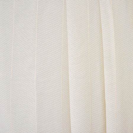 Carole Fabric Near Miss Parchment Sheer Luxury 100% Polyester TURKEY 6 3/4" V, 2 1/4" H 118" - My Fabric Connection -