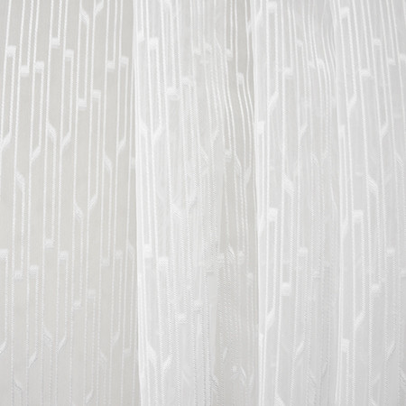 On The Hunt White by Carole Designer Fabric Sheer Luxury 100% Polyester TURKEY N/A 10" V, 8 1/2" H 118" - Swanky Fabrics -