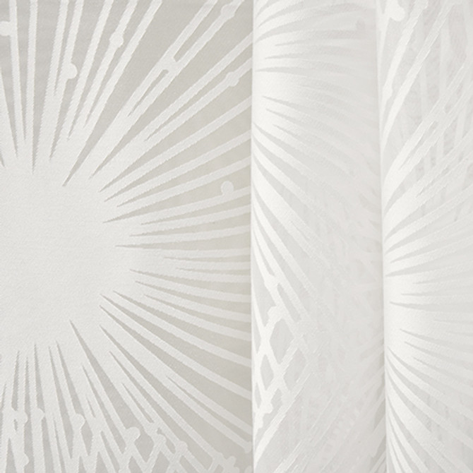 So Surprised White by Carole Designer Fabric Sheer Luxury 53% Viscose, 47% Polyester FRANCE N/A 18" V, 17 7/8" H 118" - Swanky Fabrics -