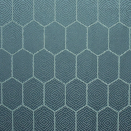 Break Free Peacock by Carole Designer Fabric State Of The Art 73% Recycled Polyester, 27% Polyester INDIA 14,000 Martindale Circular Rubs 12 1/2" V, 4 1/2" H 55" - Swanky Fabrics -