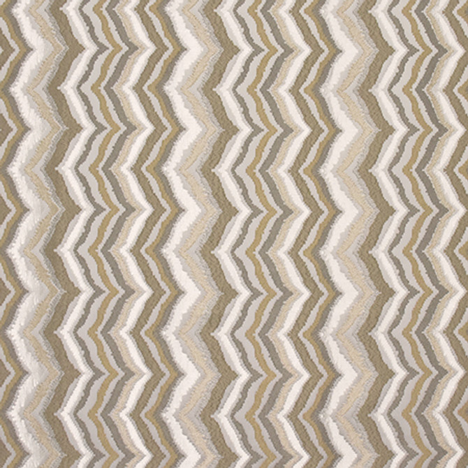 Carole Fabric Midnight Surf Bronze State Of The Art 100% Polyester INDIA 4 3/4" V, 5" H 54" - My Fabric Connection -