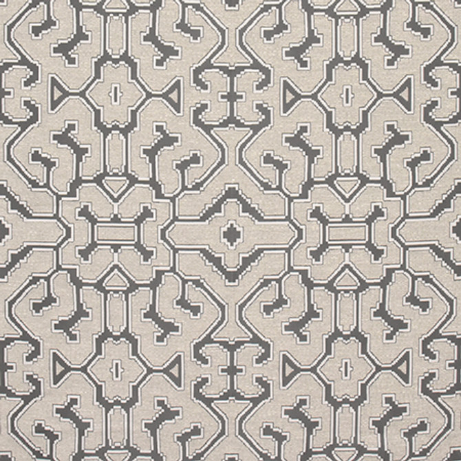 Treasure Box Gunmetal by Carole Designer Fabric State Of The Art 58% Polyester, 27% Viscose, 15% Cotton INDIA N/A 16 3/8" V, 12 3/4" H 51.5" - Swanky Fabrics -