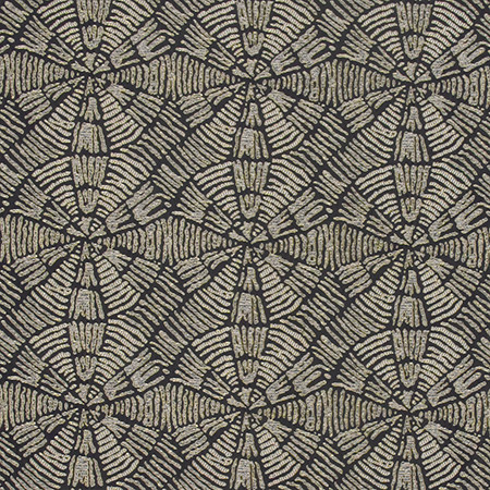 Unforgettable Time Noir by Carole Designer Fabric State Of The Art 100% Polyester CHINA N/A 7 1/8" V, 7" H 55" - Swanky Fabrics -