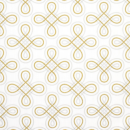 Keep On Coming Gold by Carole Designer Fabric Wallflower 76% Polyester, 24% Cotton INDIA N/A 9" V, 10 1/4" H 53" - Swanky Fabrics -