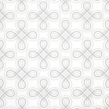 Keep On Coming Metal Blue by Carole Designer Fabric Wallflower 76% Polyester, 24% Cotton INDIA N/A 9" V, 10 1/4" H 53" - Swanky Fabrics -