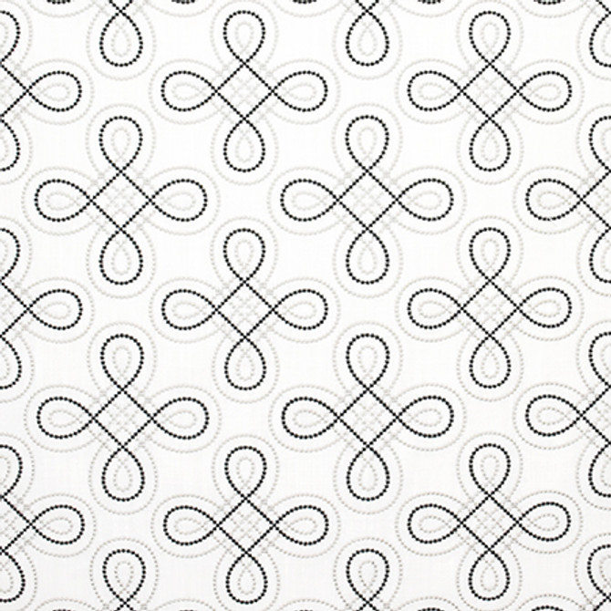 Keep On Coming Noir by Carole Designer Fabric Wallflower 76% Polyester, 24% Cotton INDIA N/A 9" V, 10 1/4" H 53" - Swanky Fabrics -