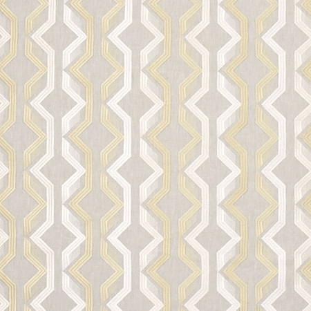 Over The Wall Cornsilk by Carole Designer Fabric Wallflower Base: 72% Poly, 28% Cotton. Embr 100% Poly INDIA 30,000 Wyzenbeek Double Rubs 4 1/2" V, 10 5/8" H 54" - Swanky Fabrics -