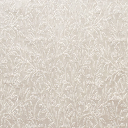 Trailing Away Cream by Carole Designer Fabric Wellington 59% Polyester, 41% Cotton INDIA 21,000 Wyzenbeek Double Rubs 14"V, 13 3/8" H 53.5" - Swanky Fabrics -