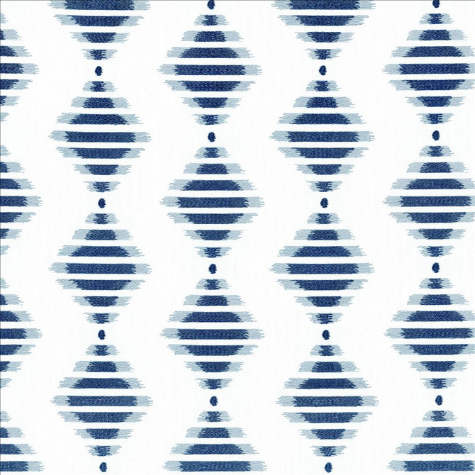 Kasmir Fabric Maloo Blue  1474 50% Cotton 25% Rayon 20% Polyester 5% Linen  INDIA  </p><p>Repeat: Horizontal: 13 2/8 inches and Vertical: 7 6/8 inches 54  - My Fabric Connection -
