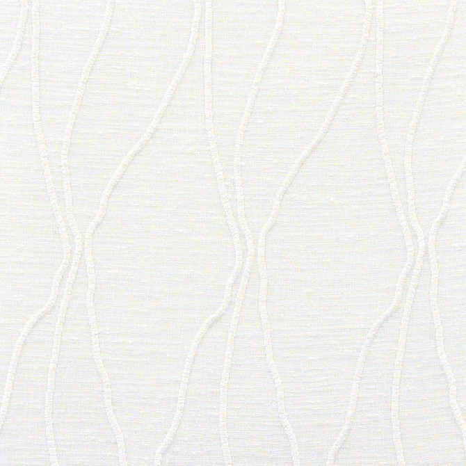 Maxwell Fabric Delos # 552 Icicle Sheer Paths 100% POLYESTER TURKEY V-17.75" H-4.25" 118" EMB. WIDTH 110" - My Fabric Connection -