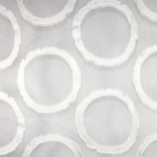 RM CoCo Fabric Ring-A-Ling Chalk Window Dressing II 100% Polyester FR See Sample 0 Horizontal: 10.5 and Vertical: 7.25 118 - My Fabric Connection -