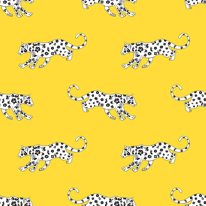 RM CoCo Fabric Cool Cat Yellow Zinger ColorWorks Spring 2022 RM Studio See Sample 0 Horizontal: 13.5 and Vertical: 13.5 0 - My Fabric Connection -