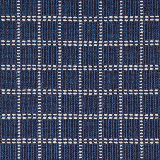 Bella-Dura Fabric Motthaven Indigo  100% BELLA DURA POLYOLEFIN USA 70000 H: 1'' V: 1.125'' 53''  - My Fabric Connection -