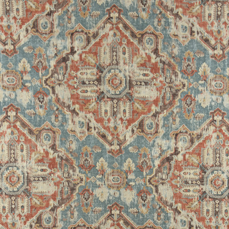 Carole Fabric Thunder Ridge Teal Well-Traveled 55% Linen, 45% Viscose-Soil Resistant S Korea 12,000 Wyzenbeek Double Rubs </p><p>Repeat: 27 3/8" V, 26 1/4" H HD 56" - My Fabric Connection -